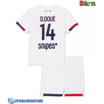 Fotballdrakt Barn Paris Saint-Germain Desire Doue #14 Bortedraktsett 2025-26 Kortermet (+ Korte bukser)